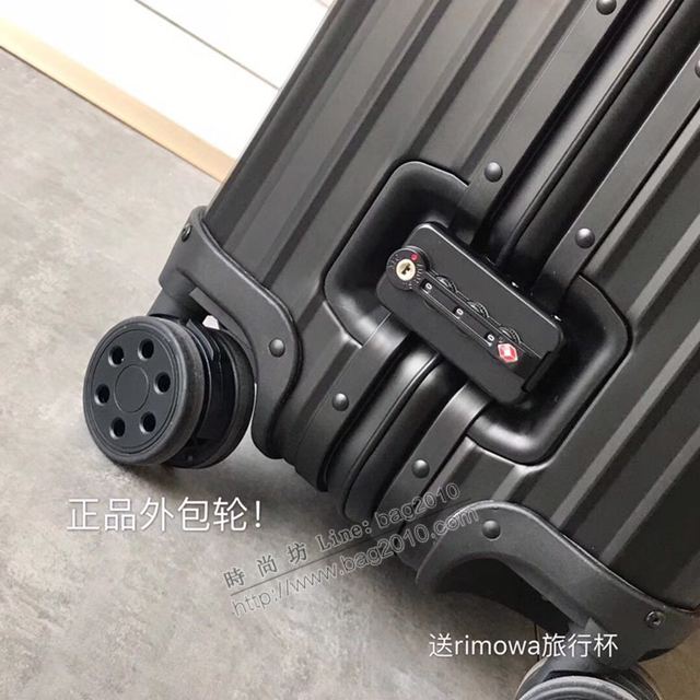 Rimowa拉杆箱 66638 蒙口Moncler Rimowa Topas Stealth”系列 全鋁鎂合金 日默瓦拉箱 行李箱xzx1032